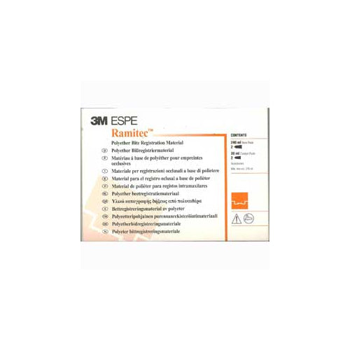 3M ESPE 33710 Ramitec Polyether Bite Registration Material 120 mL Tubes 2/Pk EXP Nov 2022 3M ESPE 33710 Ramitec Polyether Bite Registration Material 120 mL Tubes 2/Pk EXP Nov 2022